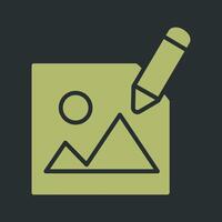 Photography Editing Icon Design vector