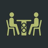 Family Dinner Icon Design vector