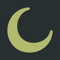 Moon Icon Design vector