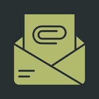 Attachment Clip Icon Design vector
