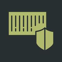 Barcode Security Icon Design vector