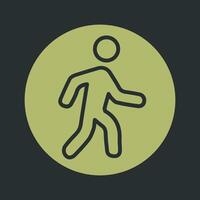 Person Walking Icon Design vector