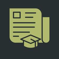 Journalism Education Icon Design vector