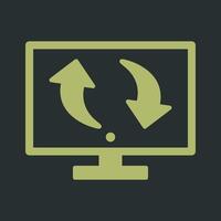 Migrate Icon Design vector