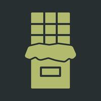 Chocolate Bar Icon Design vector