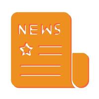 News Headlines Icon Design vector