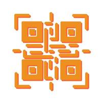 QR Code Reader Icon Design vector