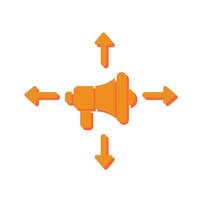 Ad Campaign Icon Design vector