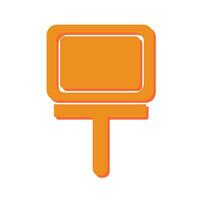 Billboard Icon Design vector