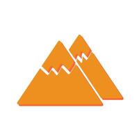 Mountain Icon Design vector