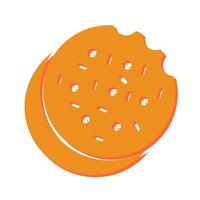 Baking Cookies Icon Design vector
