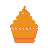 Cupcake Icon Design vector