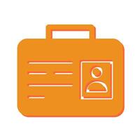 Office Card Icon Design vector