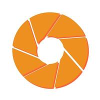 Aperture Artifacts Icon Design vector