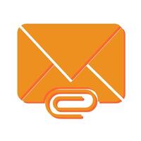 Attachments Icon Design vector