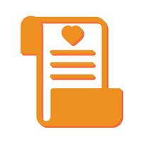 Wishlist Icon Design vector