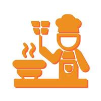 Cooking Together Icon Design vector