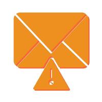 Message Alert Icon Design vector
