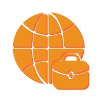 International Job Icon Design vector