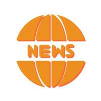 News Website Icon Design vector