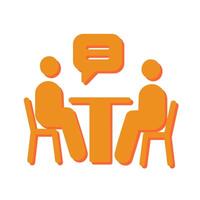 News Interview Icon Design vector