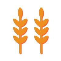 Sheaf of Rice Icon Design vector
