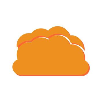 diseño de icono de nube vector