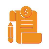 Contract Icon Design vector