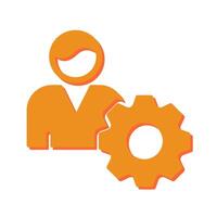 Professional Development Icon Design vector