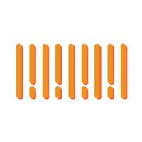Barcode Icon Design vector