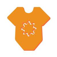 Adorable Onesies Icon Design vector
