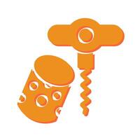 Wine Cork Icon Design vector