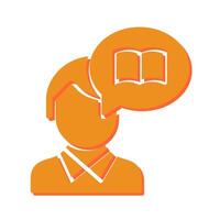 Storytelling Icon Design vector