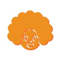 Clown Face Icon Design vector