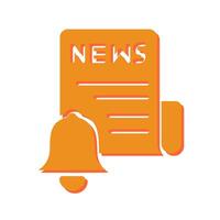 News Update Icon Design vector