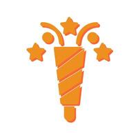 Popper Icon Design vector