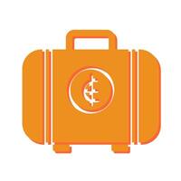 Suitcase Icon Design vector