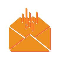 Mail Sorting Icon Design vector