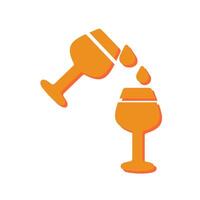 Wine Sip Icon Design vector