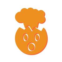 Exploding Head Icon Design vector