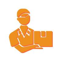 Courier Icon Design vector