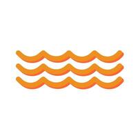 Water Wave Icon Design vector