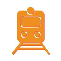 Railway Car Icon Design vector