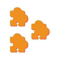 Puzzle Icon Design vector