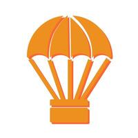 Hot Air Balloon Icon Design vector