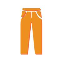 Pants Icon Design vector