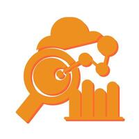 Workforce Analytics Icon Design vector