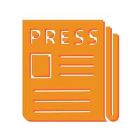 Press Release Icon Design vector