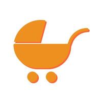 Baby Carriers Icon Design vector