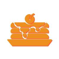 Pancakes Icon Design vector